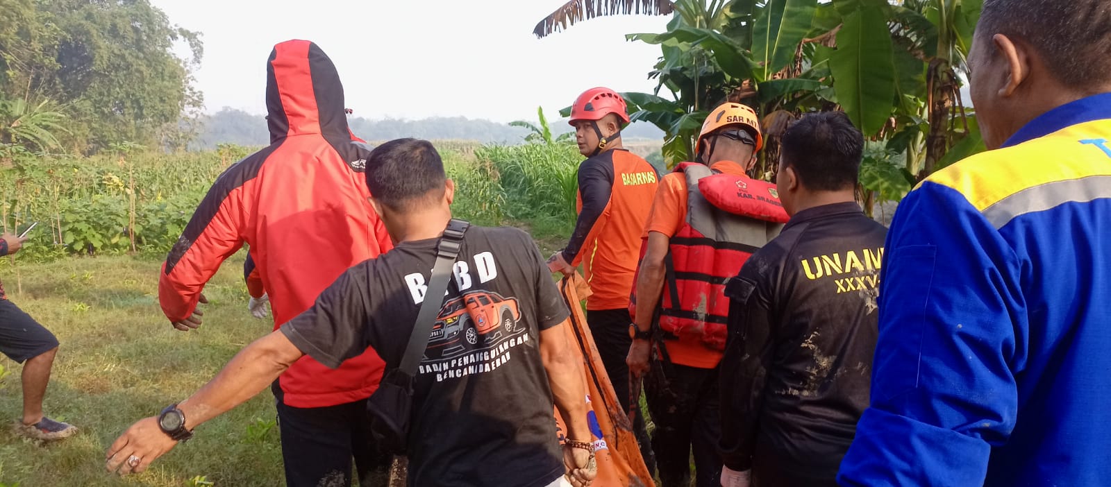 SAR GABUNGAN TEMUKAN HADI, KAKEK YANG TERCEBUR SAAT MENCUCI