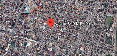 Peta lokasi Kantor SAR MTA Pusat di Google Maps